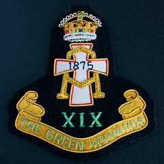 Green Howards Wire Blazer Badge